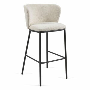 Biele barové stoličky v súprave 2 ks (výška sedadla 75 cm) Ciselia – Kave Home