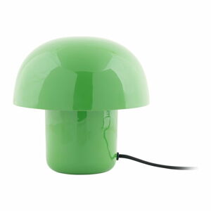 Zelená stolová lampa s kovovým tienidlom (výška  20 cm) Fat Mushroom – Leitmotiv
