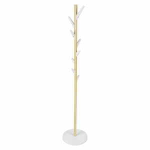 Biely/prírodný bambusový vešiak Finja - Wenko