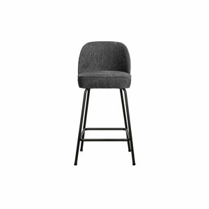 Svetlomodrá zamatová barová stolička 89 cm Vogue – BePureHome
