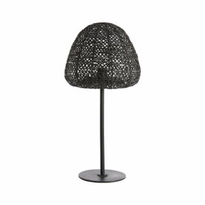 Matne čierna stolová lampa (výška  56 cm) Finou – Light & Living