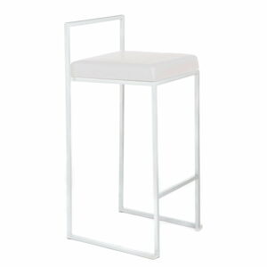 Biele barové stoličky v súprave 2 ks 88 cm – Tomasucci