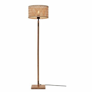 Stojacia lampa v prírodnej farbe s bambusovým tienidlom (výška  128 cm) Java – Good&Mojo