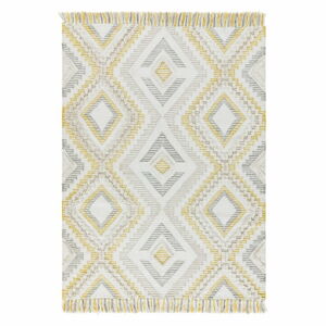 Žltý koberec Asiatic Carpets Carlton, 160 x 230 cm