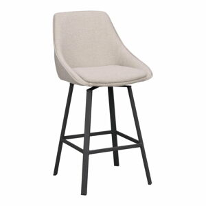 Béžové barové stoličky v súprave 2 ks (výška sedadla 65 cm) Alison – Rowico
