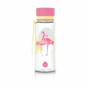 Ružová fľaša Equa Flamingo, 600 ml