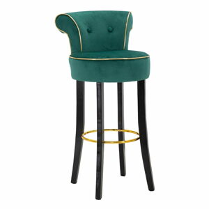 Krémovobiela zamatová barová stolička 96 cm Luxy – Mauro Ferretti