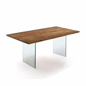 Jedálenský stôl s doskou v dubovom dekore 180x90 cm – Tomasucci