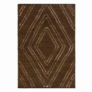 Hnedý jutový koberec Flair Rugs Trey, 160 x 230 cm