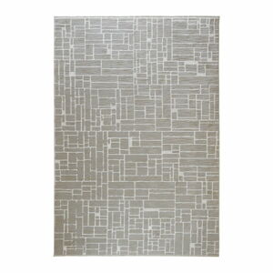 Sivý/béžový koberec 60x110 cm Jaipur – Webtappeti