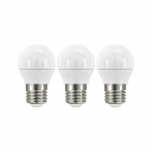 Teplé LED žiarovky v súprave 3 ks E27, 5 W – EMOS