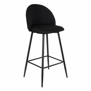 Čierne barové stoličky v súprave s nastaviteľnou výškou 2 ks (výška sedadla 69 cm) – Casa Selección