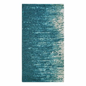 Modrý umývateľný behúň 55x240 cm Tamigi Azzurro – Floorita