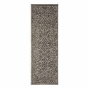 Sivohnedý vonkajší koberec NORTHRUGS Tyros, 70 x 200 cm