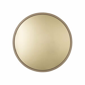 Nástenné zrkadlo v zlatej farbe Zuiver Bandit, ø 60 cm