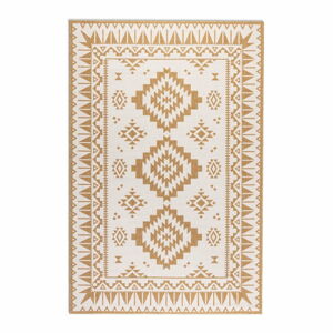 Okrovožltý/krémovobiely vonkajší koberec 160x230 cm Gemini – Elle Decoration
