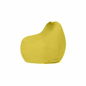 Žltý detský sedací vak Premium – Floriane Garden