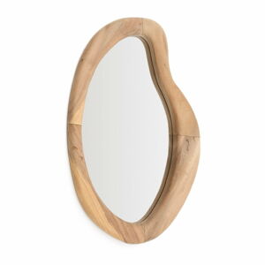 Nástenné zrkadlo s dreveným rámom 44x68 cm Selem – Kave Home