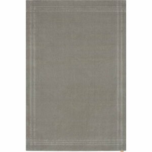 Svetlosivý vlnený koberec 300x400 cm Calisia M Grid Rim – Agnella