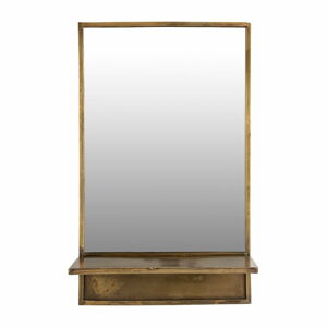 Nástenné zrkadlo s poličkou 37x61 cm Feyza – White Label