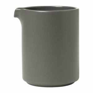 Sivá keramická nádoba na mlieko Blomus Pilar, 280 ml