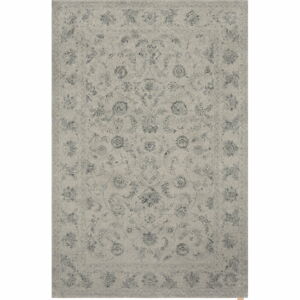 Béžový vlnený koberec 133x190 cm Calisia Vintage Flora – Agnella