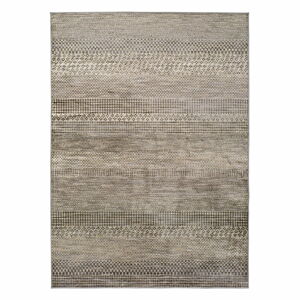 Sivý koberec z viskózy Universal Belga Beigriss, 100 x 140 cm