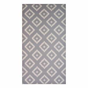 Sivý koberec Vitaus Geo Winston, 50 × 80 cm