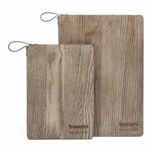 Drevené doštičky na krájanie v súprave 2 ks – Bonami Selection