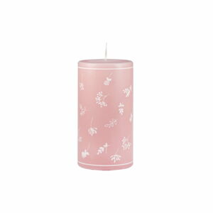 Ružová sviečka Unipar Fleur, doba horenia 87 h