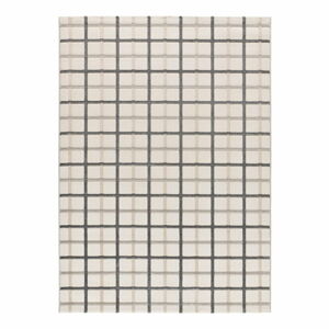 Sivý/krémovobiely koberec 133x190 cm Karisma – Universal