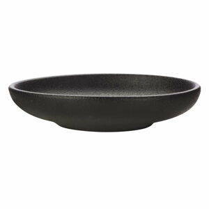 Čierna keramická miska na omáčku Maxwell & Williams Caviar Round, ø 10 cm