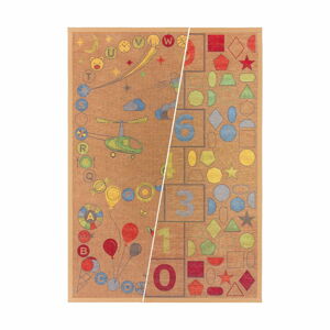 Hnedý obojstranný detský koberec Narma Tähemaa, 140 x 200 cm
