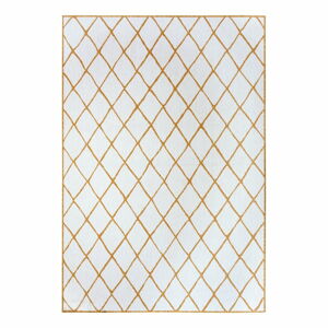 Okrovožltý/biely vonkajší koberec 120x170 cm Malaga – NORTHRUGS