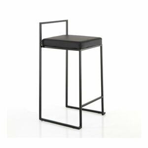 Čierne barové stoličky v súprave 2 ks 77 cm – Tomasucci