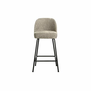 Krémová zamatová barová stolička 89 cm Vogue – BePureHome