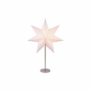 Biela svetelná dekorácia Star Trading Bobo, výška 51 cm