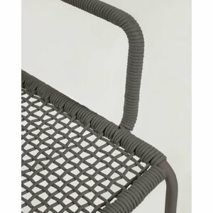 Tmavozelená kovová záhradná stolička Cailin – Kave Home