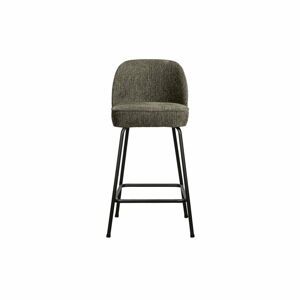 Sivá zamatová barová stolička 89 cm Vogue – BePureHome