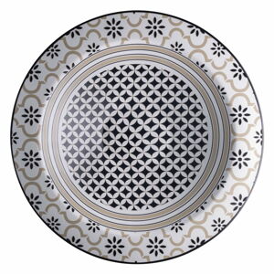 Kameninový hlboký servírovací tanier Brandani Alhambra, ø 40 cm