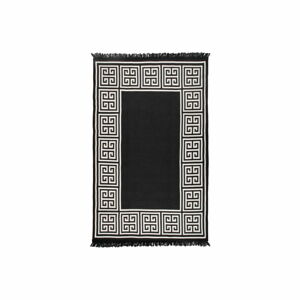 Béžovo-čierny obojstranný koberec Athena, 120 × 180 cm