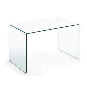 Sklenený pracovný stôl 70x125 cm Burano – Kave Home