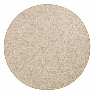 Béžovohnedý koberec BT Carpet Wolly, ⌀ 200 cm