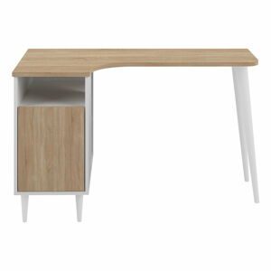 Pracovný stôl s doskou v dubovom dekore 76x120 cm Nook – TemaHome