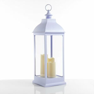 Biely LED lampáš (výška 71 cm) – Tomasucci