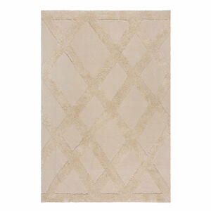 Béžový bavlnený koberec 160x230 cm Tessa Diamond – Flair Rugs