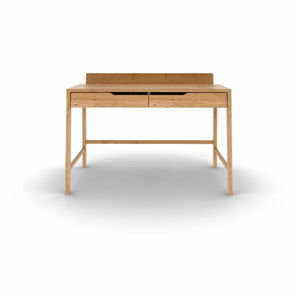 Pracovný stôl z dubového dreva 65x120 cm Twig – The Beds