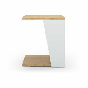 Konferenčný stolík s doskou v dubovom dekore 40x40 cm Albi - TemaHome