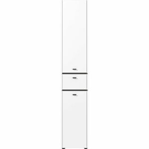 Biela vysoká kúpeľňová skrinka 34x189 cm Modesto - Germania