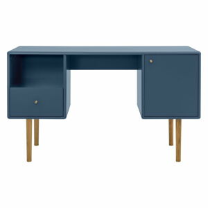 Modrý pracovný stôl 130x50 cm Color Living - Tom Tailor for Tenzo